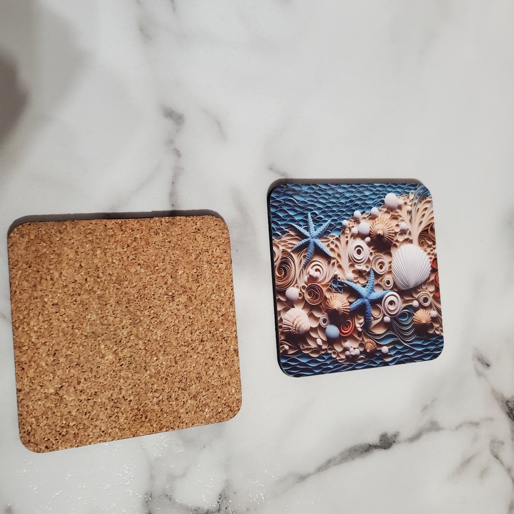 3D Sea Shells Coasters - Picture 7 of 8